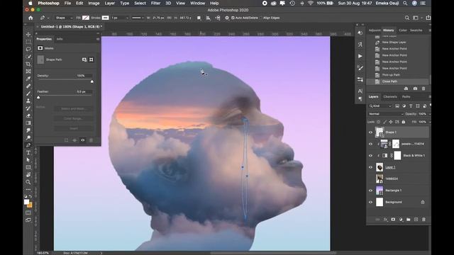 How To Design Abstract Poster - Adobe Photoshop смотреть онлайн