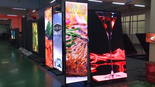 NSELED different type LED poster for indoo and outdoor advertising смотреть онлайн