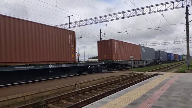 ВЛ80,Проходит станцию Жодино. смотреть онлайн