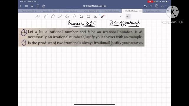 Rs Aggarwal | Exercise 1C question number 4 and 5 Solution | Class 9 Number System | Math galaxy. смотреть онлайн