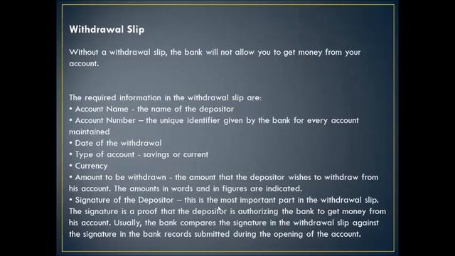 Fundamentals of Accountancy, Business and Management 2 - Bank Deposits: Documents & Transactions смотреть онлайн