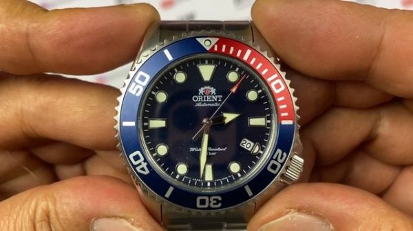 ORIENT NEW TRITON DIVER PEPSI BLUE RA-AC0K03L10B