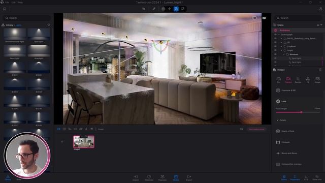 Twinmotion 2024.1 Tutorial - Day & Night interior rendering with Lumen (NO PT) смотреть онлайн