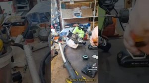 Ремонт бензокосы. Подсос воздуха, открутился карбюратор.