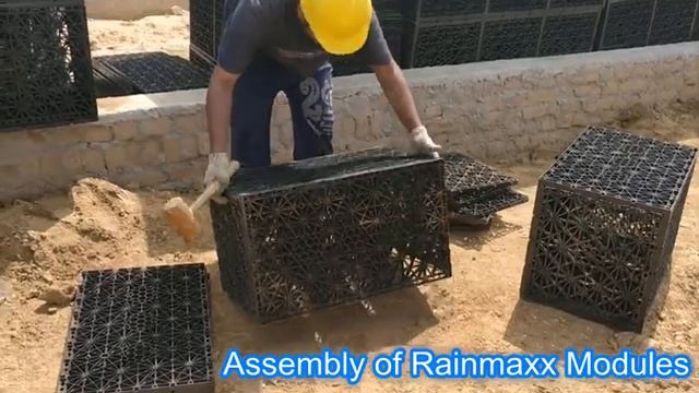 Modular Rainwater Harvesting (Using Rainmaxx Tank) installation video смотреть онлайн