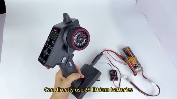 HOTRC CT-6A gun control battery instructions, lock function and automatic shutdown function