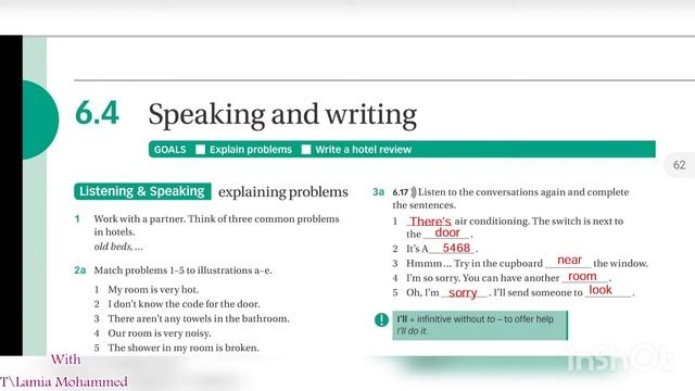 Navigate Beginner A1-Coursebook-unit 6 Answers | حل الوحدة السادسة