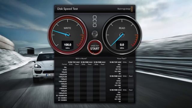 Blackmagic Disk Speed Test SSD - OCZ Vector смотреть онлайн