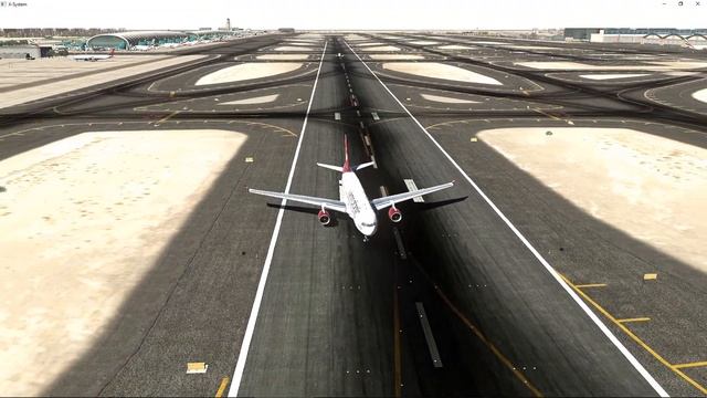 X-Plane11 Virgin Atlantic Airbus A330-200, Landing OMDB (DUBAI) RUNWAY 12R. смотреть онлайн