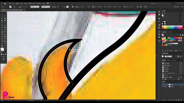 Vector design adobe illustrator CC 2021 | Duck vector illustration Tutorial | Graphic design смотреть онлайн
