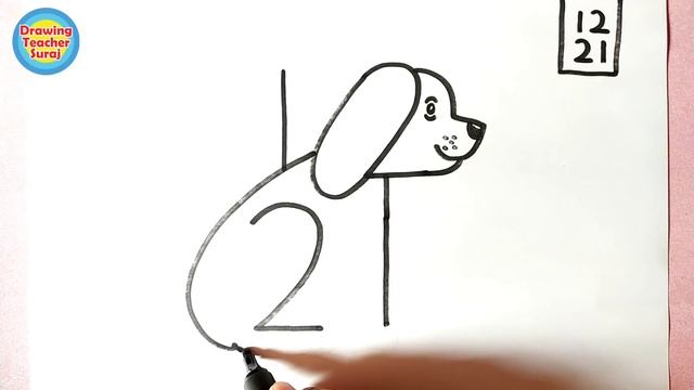 1221 drawing dog drawing dog simple смотреть онлайн