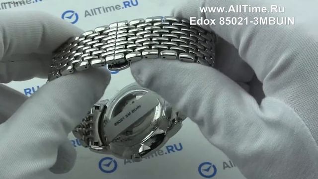 Обзор. Мужские наручные часы Edox 85021-3MBUIN смотреть онлайн