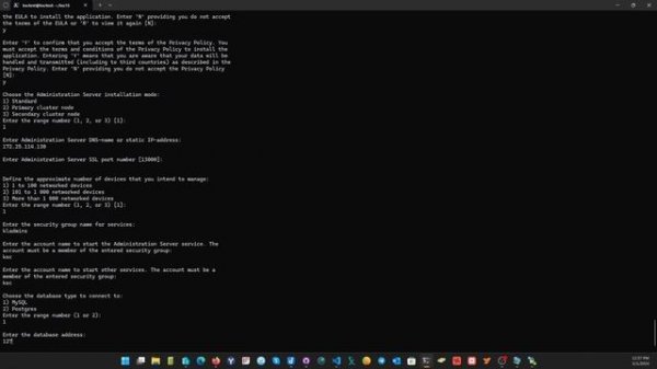 Установка Kaspersky Security Center 15 Linux на Ubuntu Server 22.04