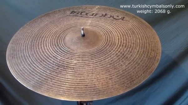 Istanbul Mehmet Legend Dark Ride 21" weight: 2068 g.