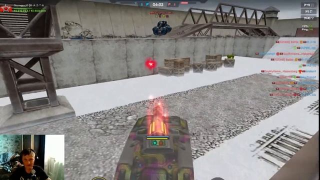 Играем Tanki Online.Катаем МачМеикинг!!! смотреть онлайн