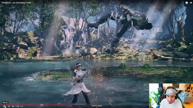 Tekken 8 JUN KAZAMA Gameplay Trailer is CRAZY BEAUTIFUL - Roo Kang Reaction смотреть онлайн