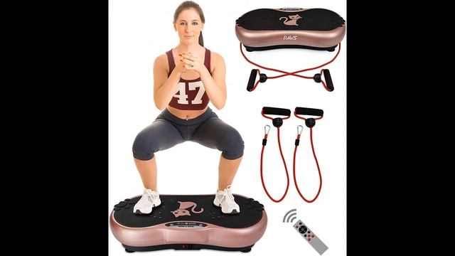 Ravs Vibration Plate Exercise Machine Whole Body Workout Machine Vibration Fitness Platform Machine