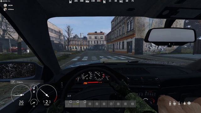 Уроки вождения в Dayz. Маневрирование между препятствий. смотреть онлайн