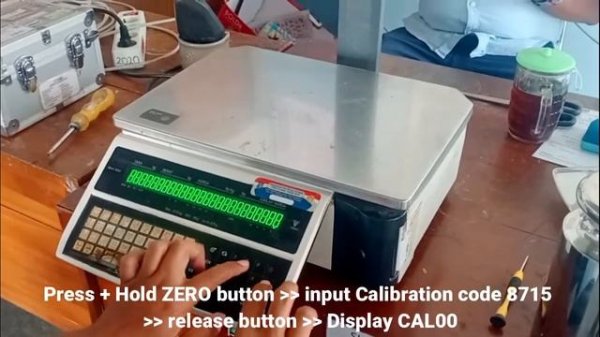 Kalibrasi Timbangan Digi SM 100 Kapasitas 15 kg / Calibration Weigh Scale Digi SM 100