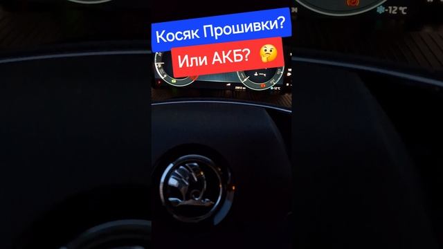 Skoda: Прошивка или АКБ? 🤔