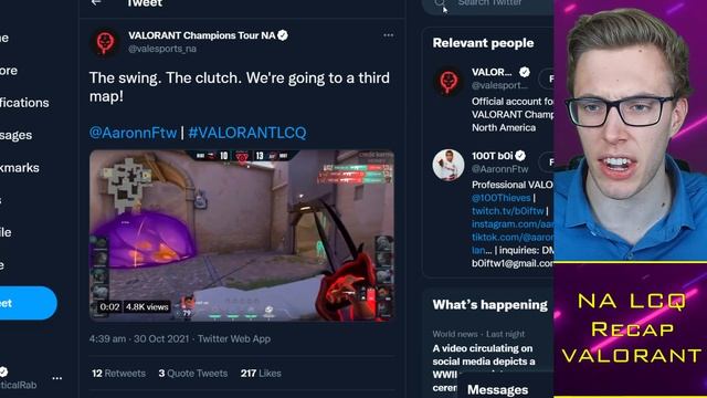 100 Thieves CHOKE at LCQ, Chamber Revealed! | NA LCQ Recap 😱 VALORANT Esports News смотреть онлайн