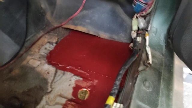 Грунтование дна со стороны салона. смотреть онлайн