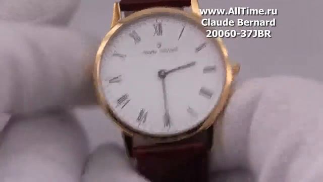 Мужские наручные швейцарские часы Claude Bernard 20060-37JBR смотреть онлайн