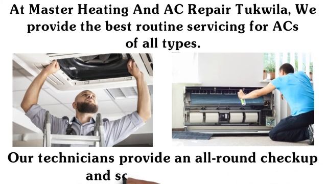 Master Heating And AC Repair Tukwila - 24*7 Keen Service смотреть онлайн