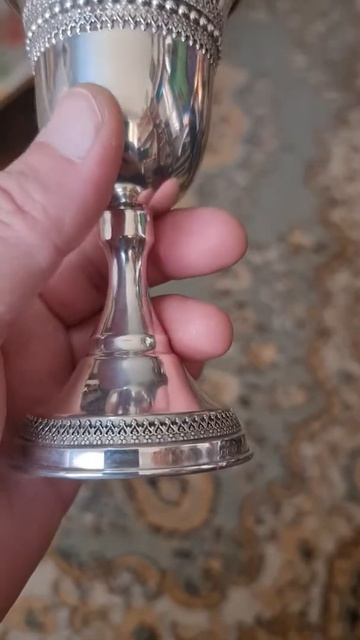 Серебряный кубок , 925 проба , 82 грамма смотреть онлайн