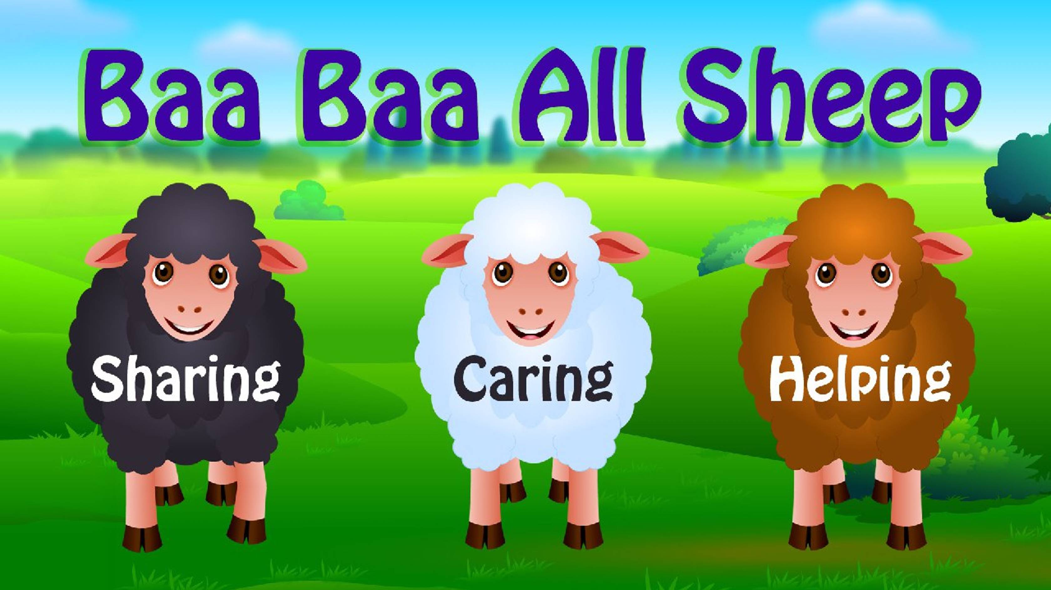 Baa Baa Black Sheep - The Joy of Sharing! смотреть онлайн