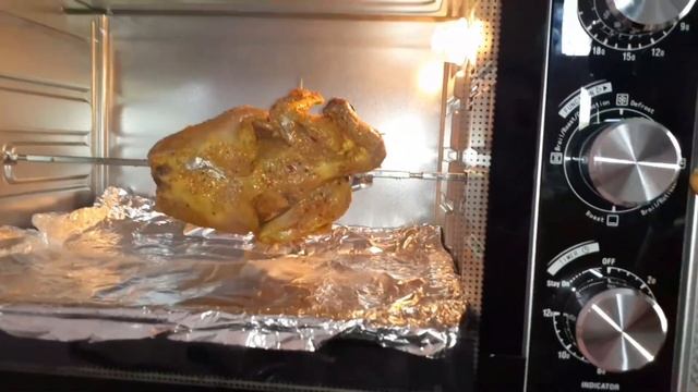 Anex deluxe oven toaster AG-3072 review/how to make full chicken rotisserie/leg piece in oven смотреть онлайн