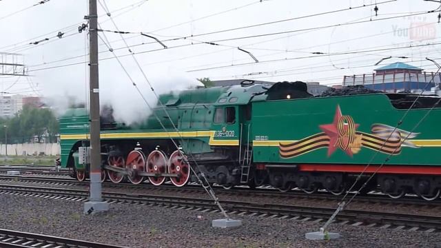 Steam Locomotive Паровоз П36-0120 30.05.15 смотреть онлайн