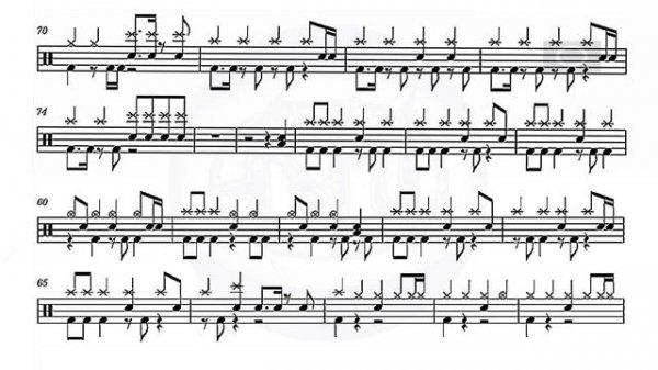 【Drumless bt click】The Rumbling -- SiM