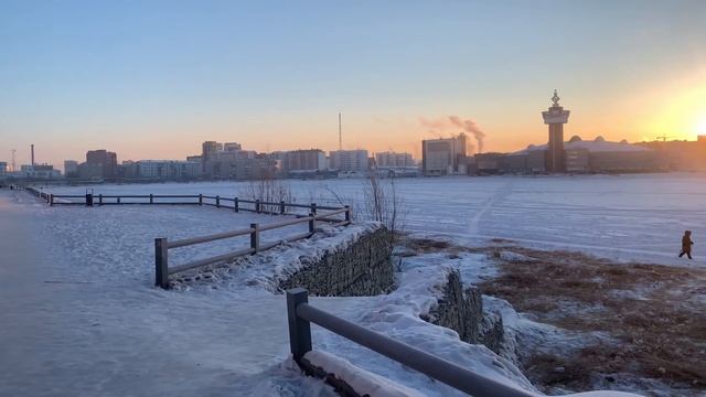 Spring in Yakutia 03.21.22 06:50 a.m -30C. #1 смотреть онлайн