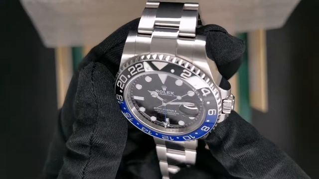 Pre-Owned Rolex GMT-Master II a.k.a Batman Discontinued Model Ref.116710BLNR 40 mm смотреть онлайн