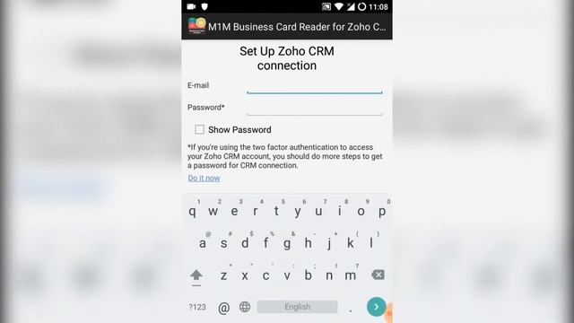 How to set up the integration between Zoho CRM and Business Card Reader смотреть онлайн