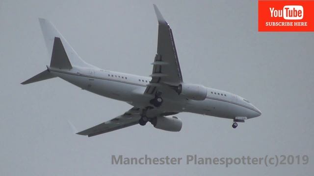 (HD) Royal Jet Boeing 737-77W(BBJ) A6-RJU On ????? Heading To Manchester Airport On The 17/08/2019 смотреть онлайн
