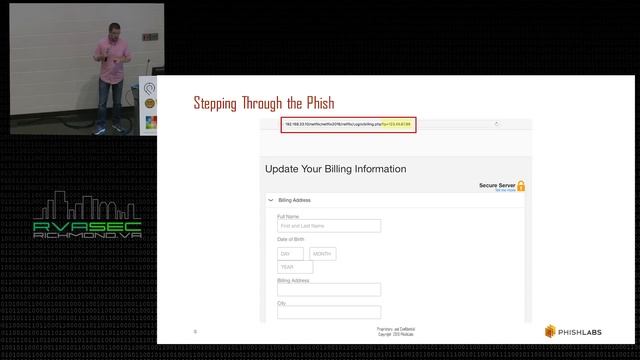 RVAsec 2018: Crane Hassold - Doxing Phishers: Analyzing Phishing Attacks from Lure to Attribution смотреть онлайн