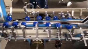 Фальцевально склеивающая линия с префолдингом и склейкой по одной точке YZHH 600