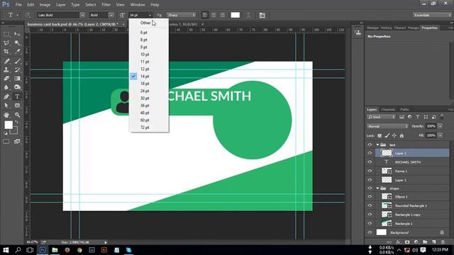 Business Card Design - Photoshop Business Card Template Design Tutorial | Part One смотреть онлайн