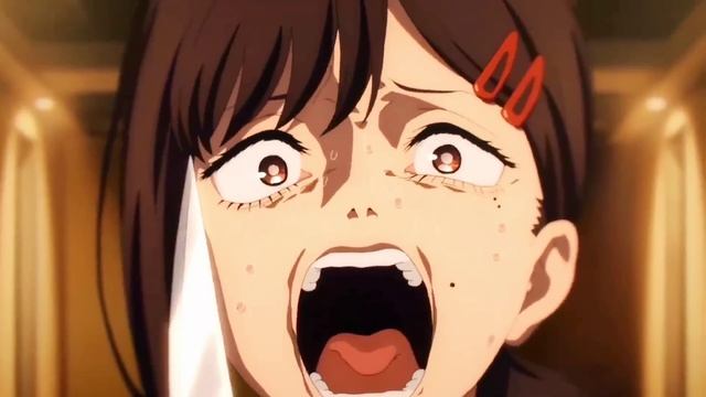 Screaming Kobeni #anime #chainsawman #kobeni