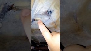 Устранение течи бензобака или пробили, капает бензин. Лайфхак👆