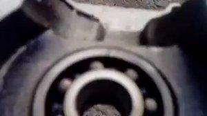 двигатель  с мото косы звон в двигателе .