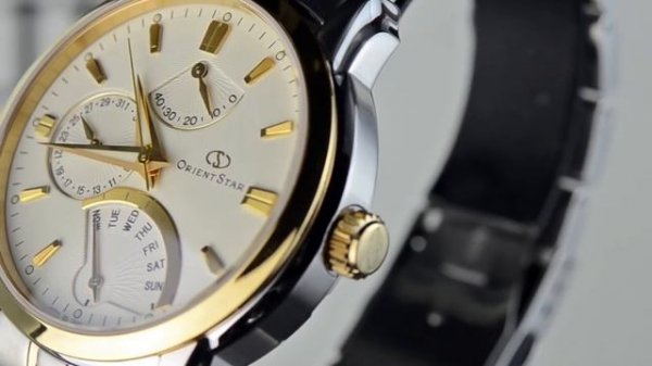 Orient Star Retrograde DE00001W Two Tone