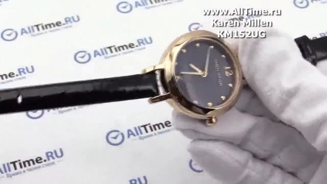Обзор. Женские наручные часы Karen Millen KM152UG смотреть онлайн