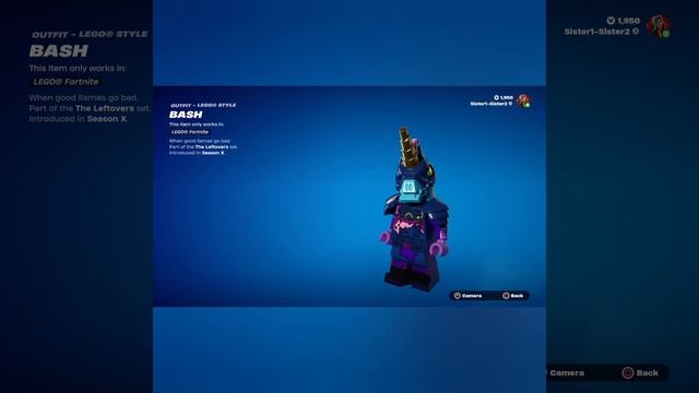 Lego Fortnite🏠🦙: Bash Skin🦄 смотреть онлайн