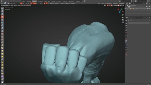 Blender Arm Sculpt смотреть онлайн