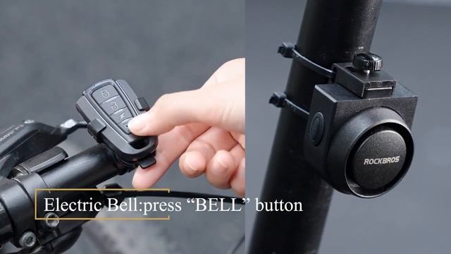 Rockbros Bell Anti Theft Electric Horn Wireless Remote Control смотреть онлайн