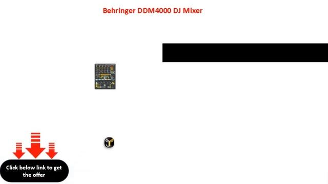Behringer DDM4000 DJ Mixer смотреть онлайн