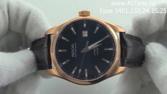 Мужские наручные швейцарские часы Epos 3401.132.24.15.25 смотреть онлайн